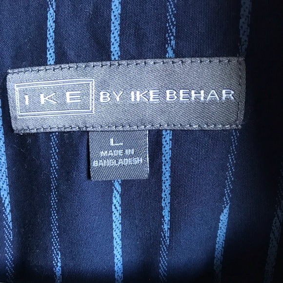 NWT Ike Behar men’s navy shirt size large - Picture 6 of 7